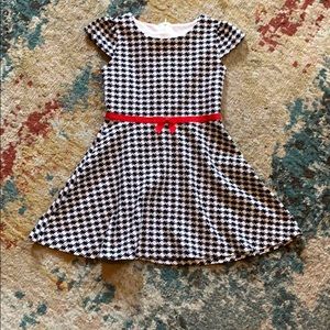 Olivia for Gymboree girls houndstooth dress size 8